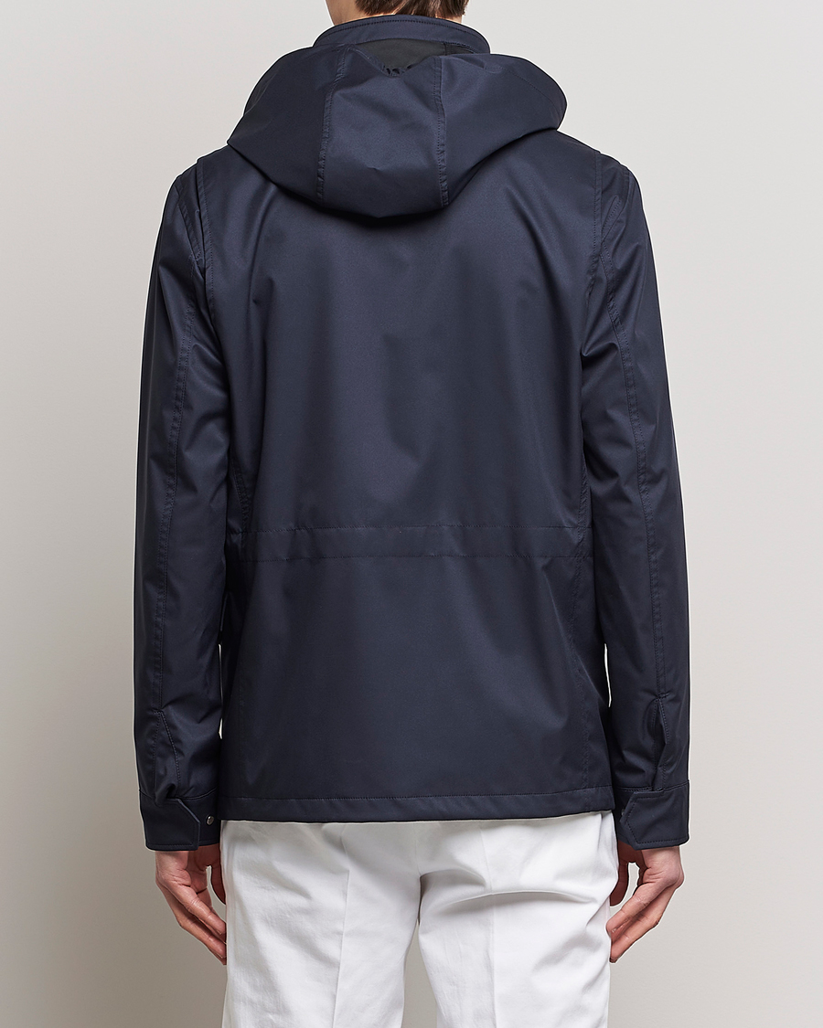 Herr | Jackor | Kiton | Nylon Field Jacket Navy