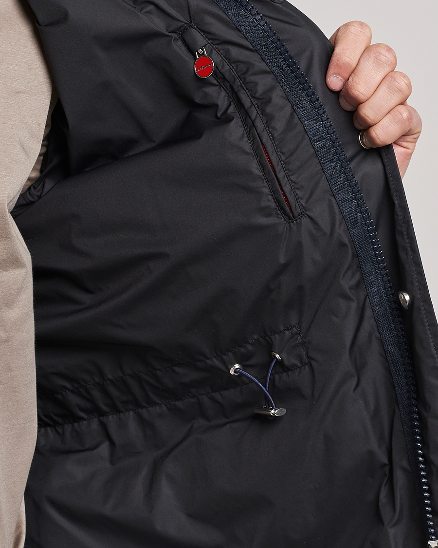 Herr | Jackor | Kiton | Nylon Field Jacket Navy