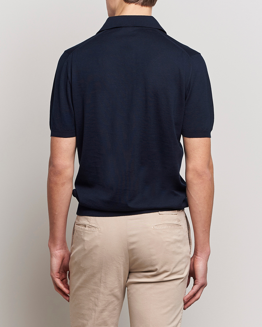 Herr | Pikéer | Kiton | Sea Island Cotton Polo Navy