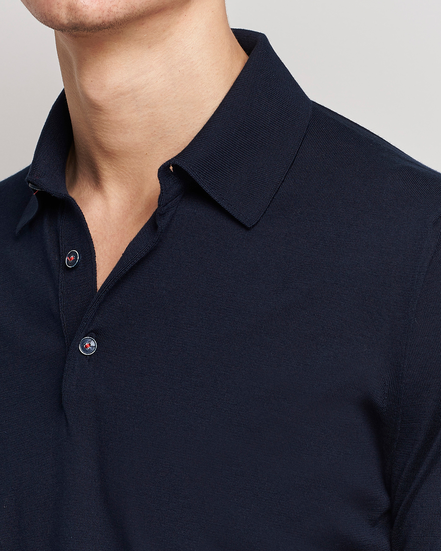 Herr | Pikéer | Kiton | Sea Island Cotton Polo Navy