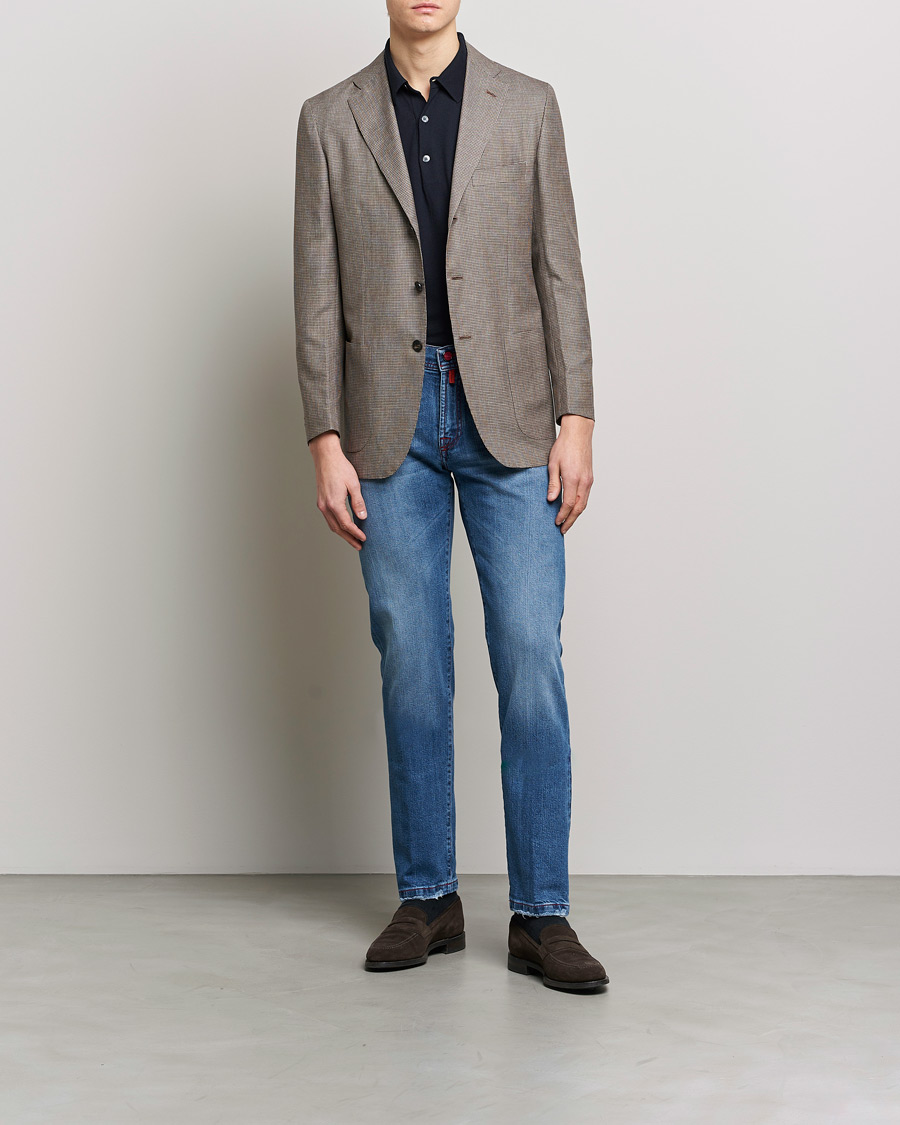 Herr | Jeans | Kiton | Kurabo Denim Jeans Light Indigo