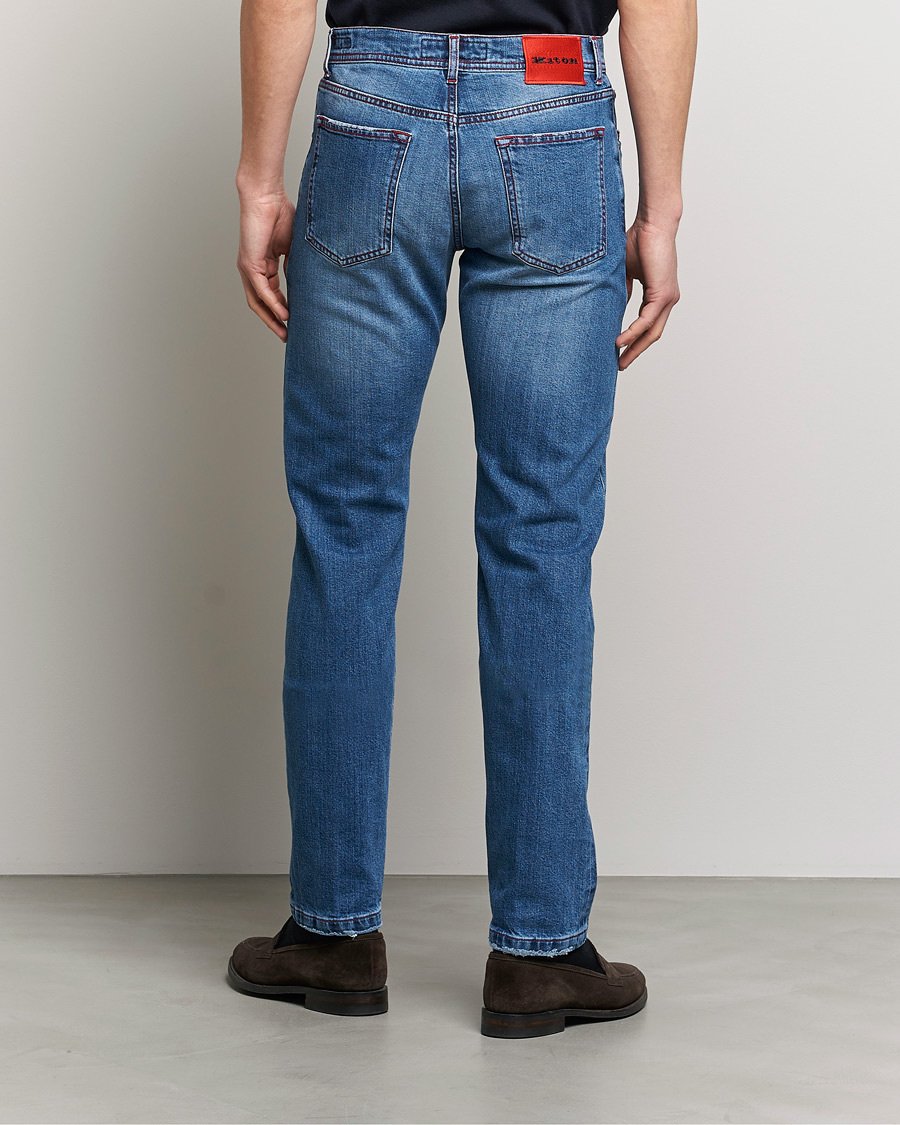 Herr | Jeans | Kiton | Kurabo Denim Jeans Light Indigo