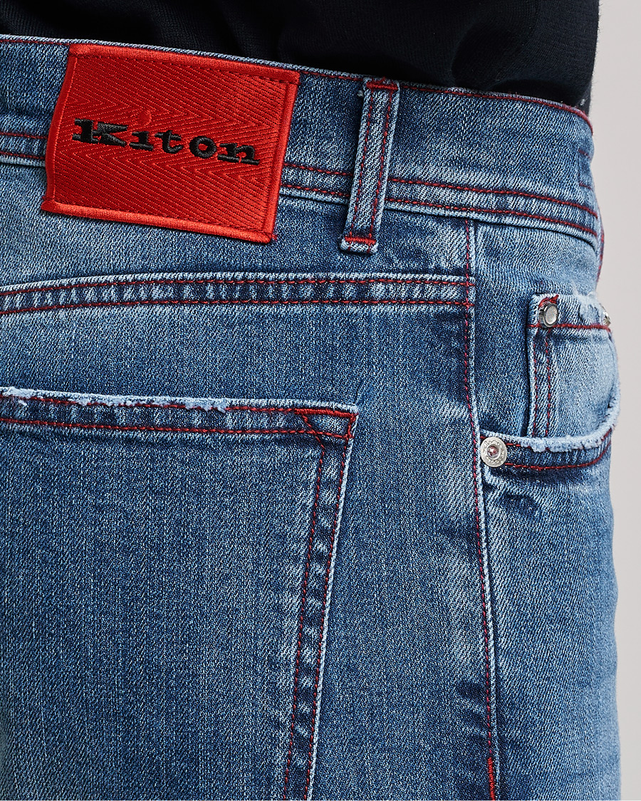 Herr | Jeans | Kiton | Kurabo Denim Jeans Light Indigo