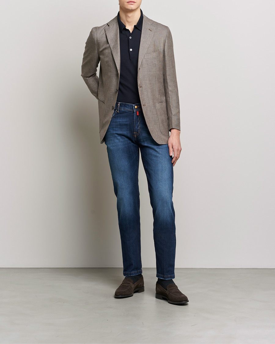Herr | Jeans | Kiton | Kurabo Denim Jeans Dark Indigo