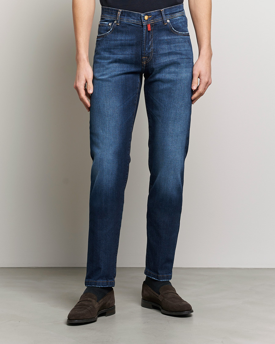 Herr | Jeans | Kiton | Kurabo Denim Jeans Dark Indigo