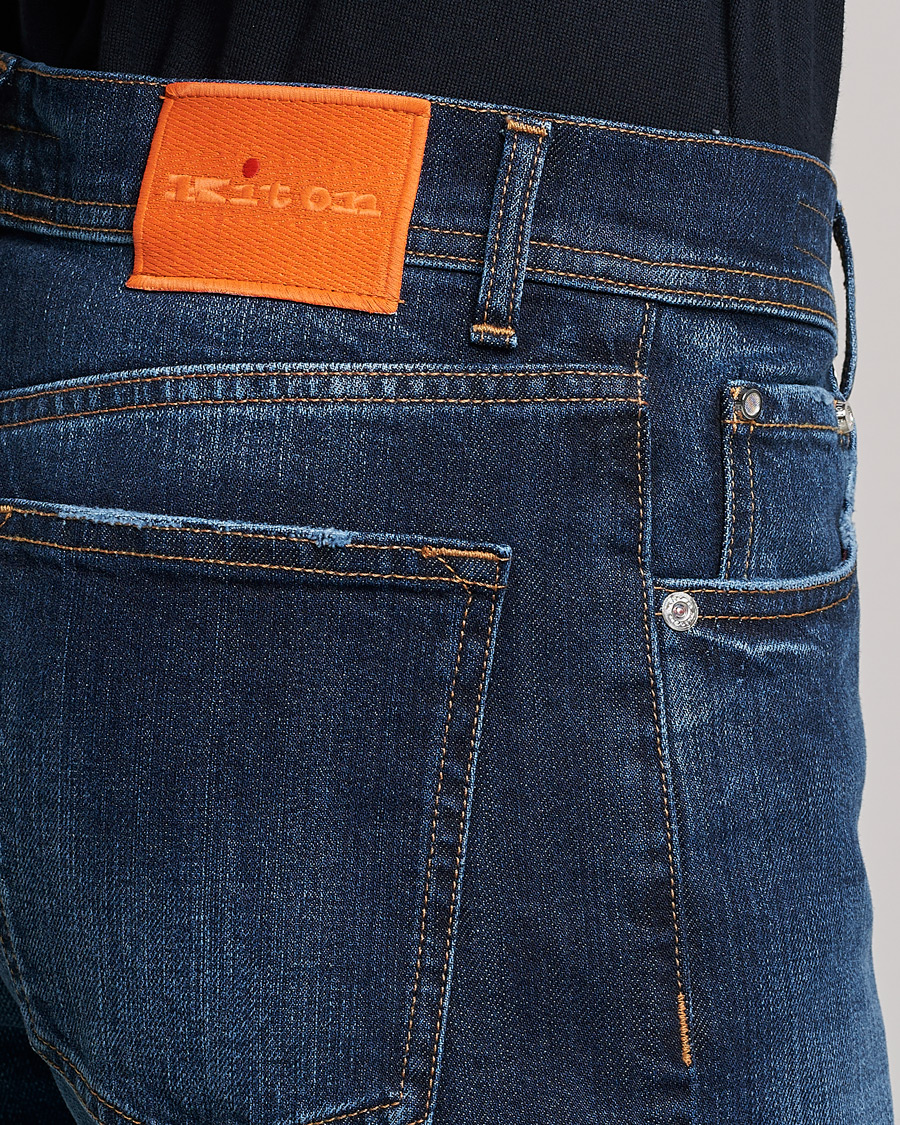 Herr | Jeans | Kiton | Kurabo Denim Jeans Dark Indigo