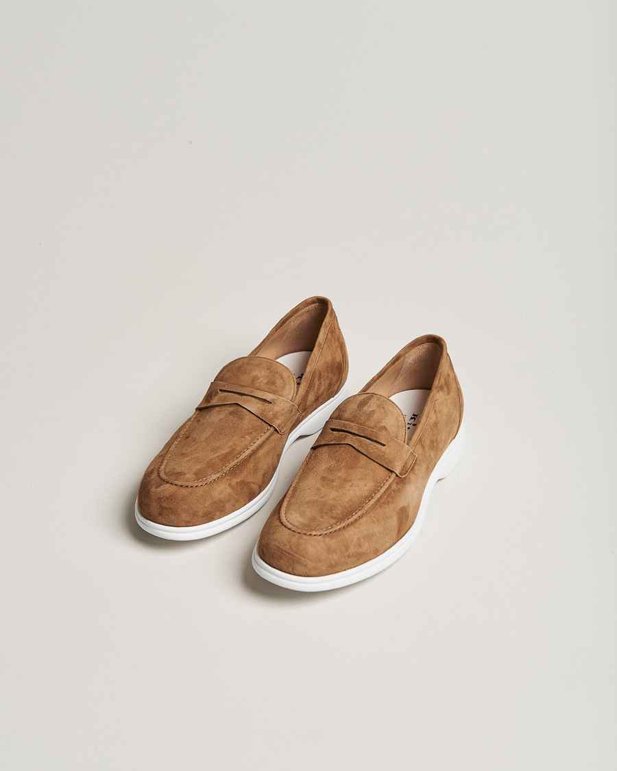 Herr |  | Kiton | Summer Loafers Brown Suede