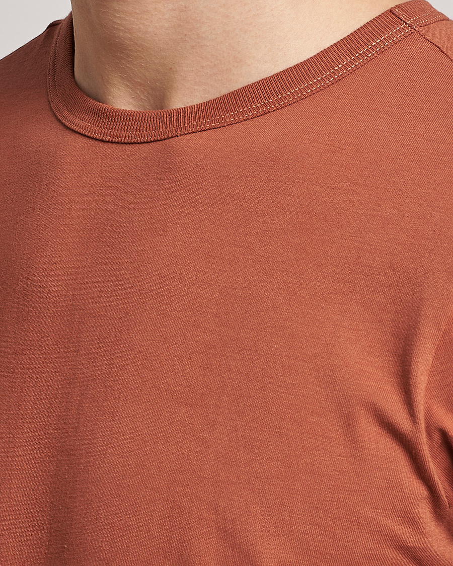 Herr | T-Shirts | Merz b. Schwanen | 1950s Classic Loopwheeled T-Shirt Sierra Red