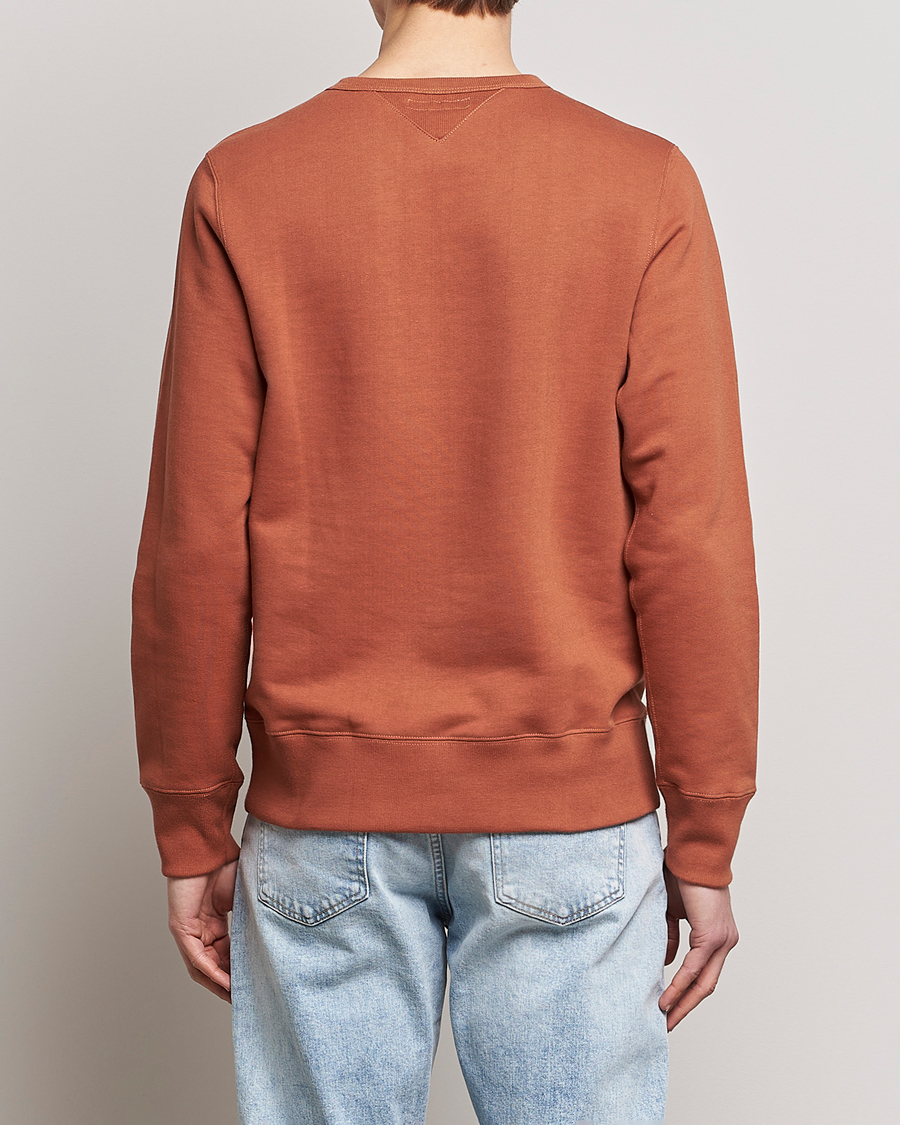 Herr | Tröjor | Merz b. Schwanen | Organic Cotton Crew Neck Sweat Sierra Red
