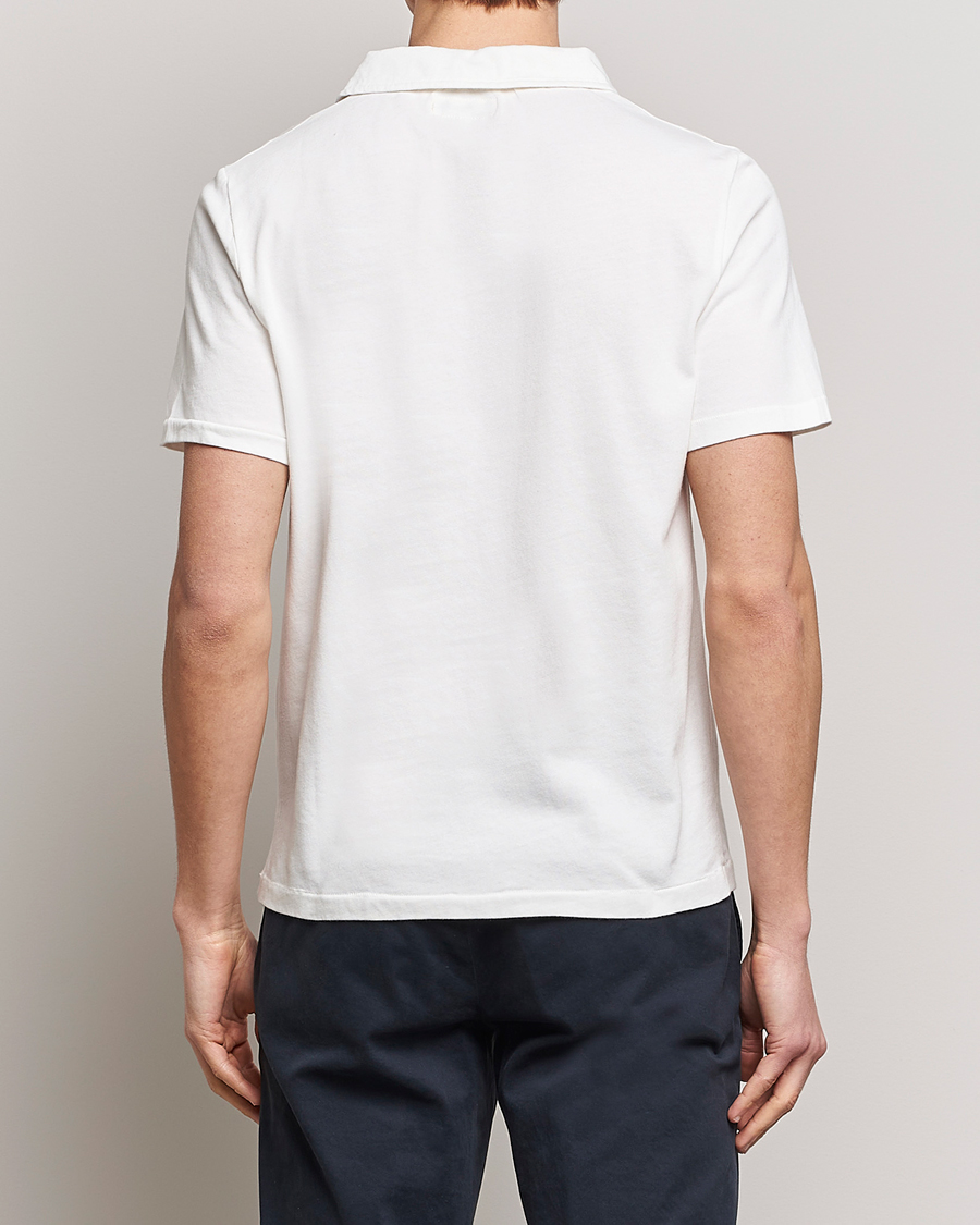 Herr | Pikéer | Merz b. Schwanen | Organic Cotton Washed Polo White