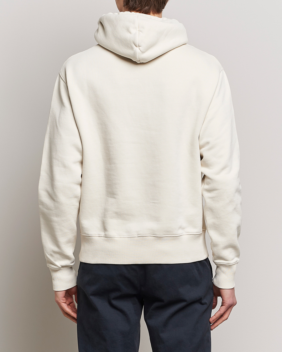 Herr | Tröjor | Merz b. Schwanen | Organic Cotton Washed Hoodie Oat