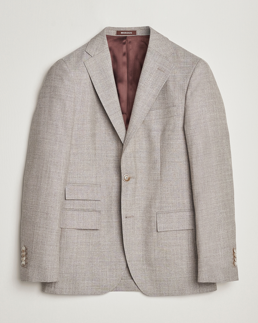Herr | Kavajer | Morris Heritage | Keith Tropical Wool Suit Blazer Khaki