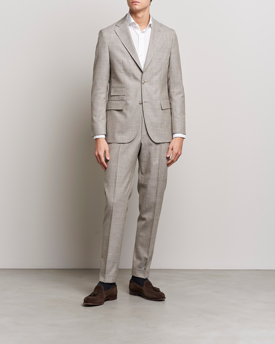 Herr | Kavajer | Morris Heritage | Keith Tropical Wool Suit Blazer Khaki
