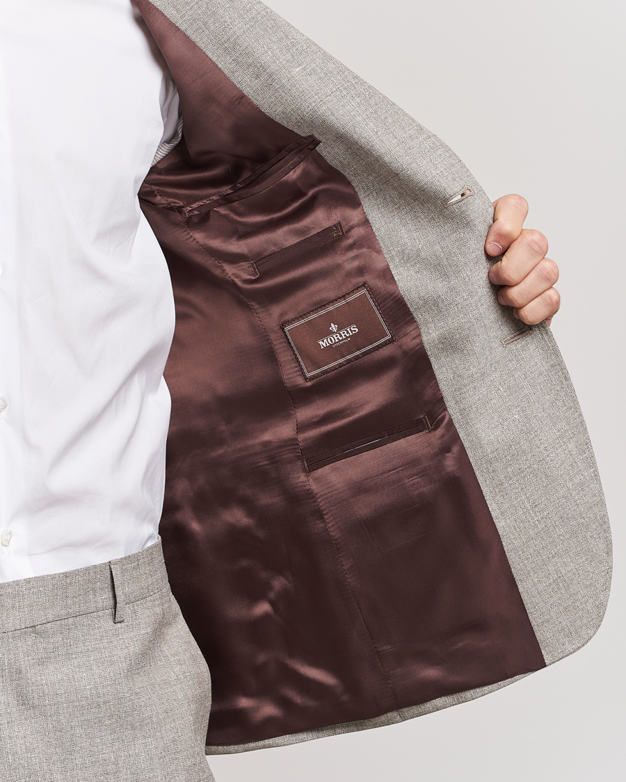 Herr | Kavajer | Morris Heritage | Keith Tropical Wool Suit Blazer Khaki