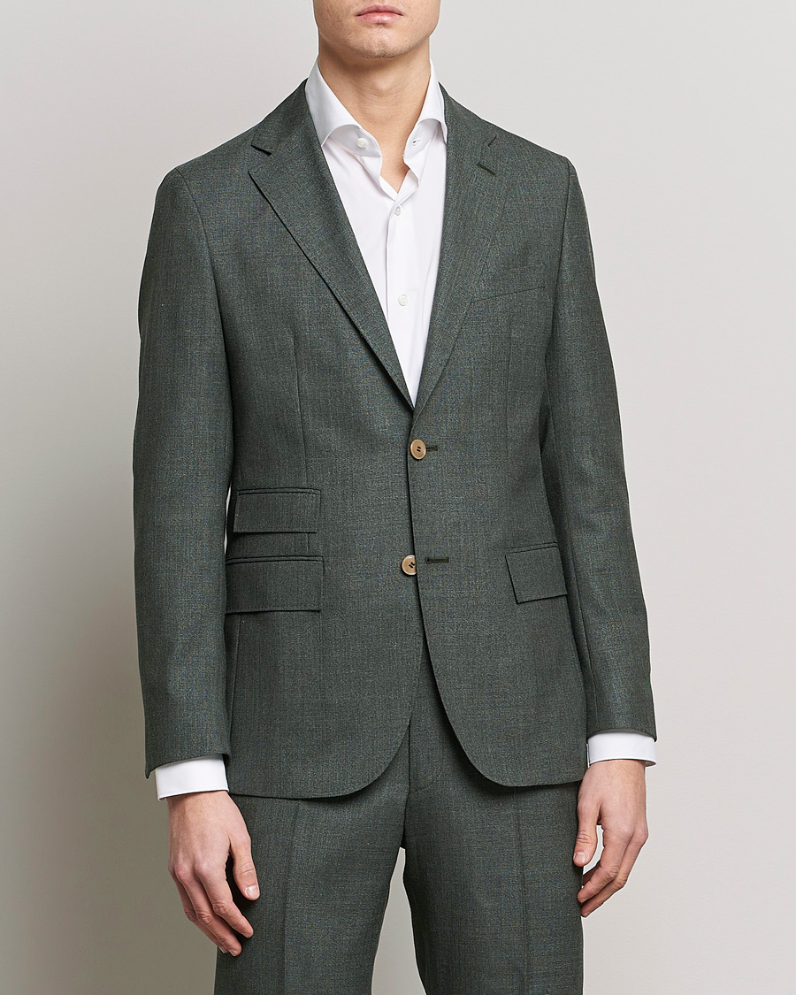 Herr | Kavajer | Morris Heritage | Keith Tropical Wool Suit Blazer Green