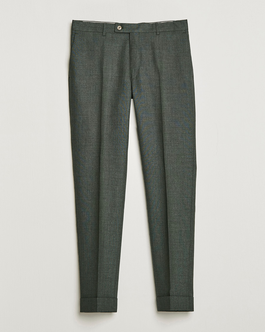 Herr | Byxor | Morris Heritage | Jack Tropical Suit Trousers Green