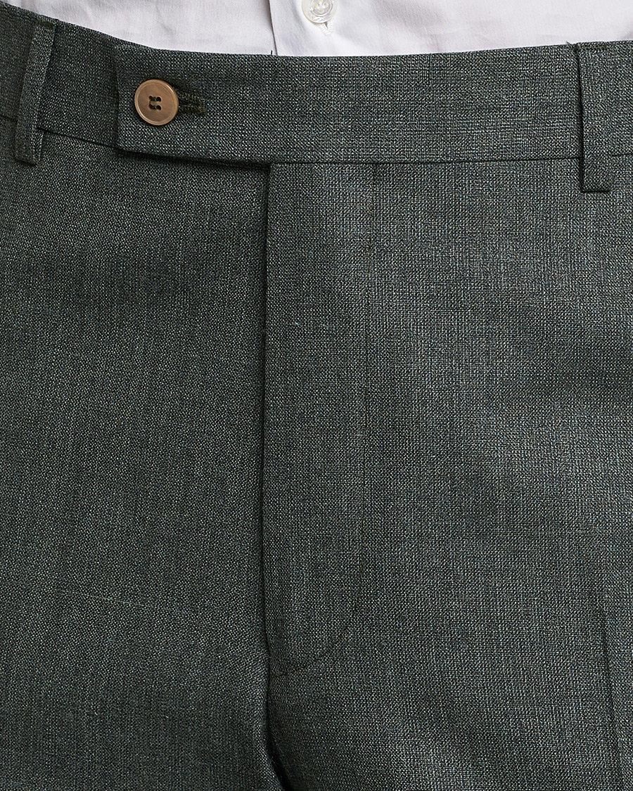 Herr | Byxor | Morris Heritage | Jack Tropical Suit Trousers Green