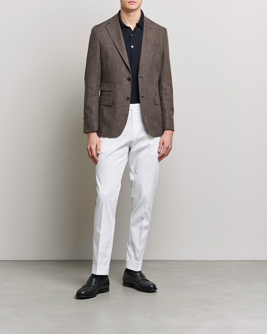 Herr | Byxor | Morris Heritage | Jack Cotton Trousers Off White