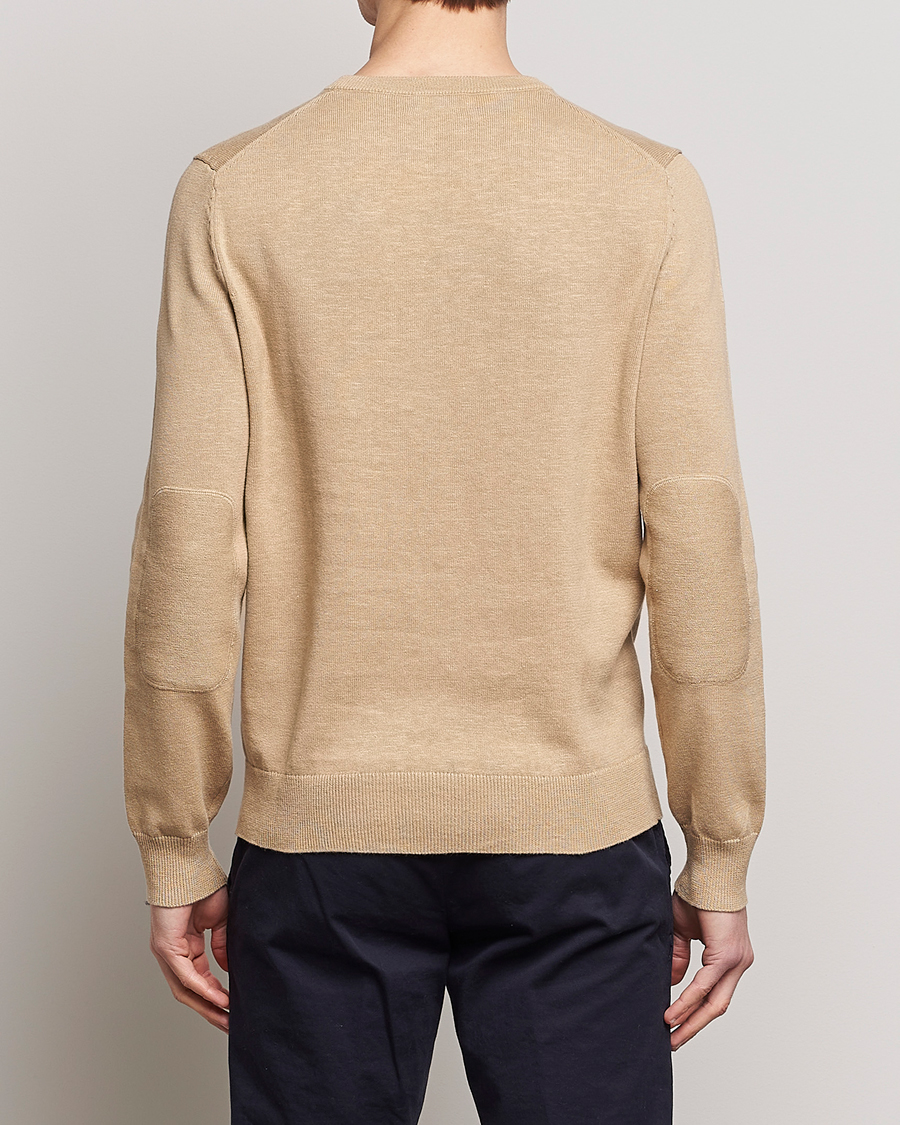 Herr | Tröjor | Morris | Harold Summer Crew Neck Camel