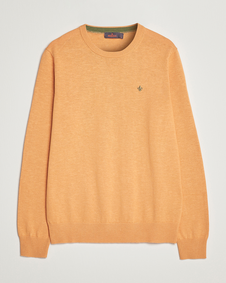 Herr | Tröjor | Morris | Harold Summer Crew Neck Orange