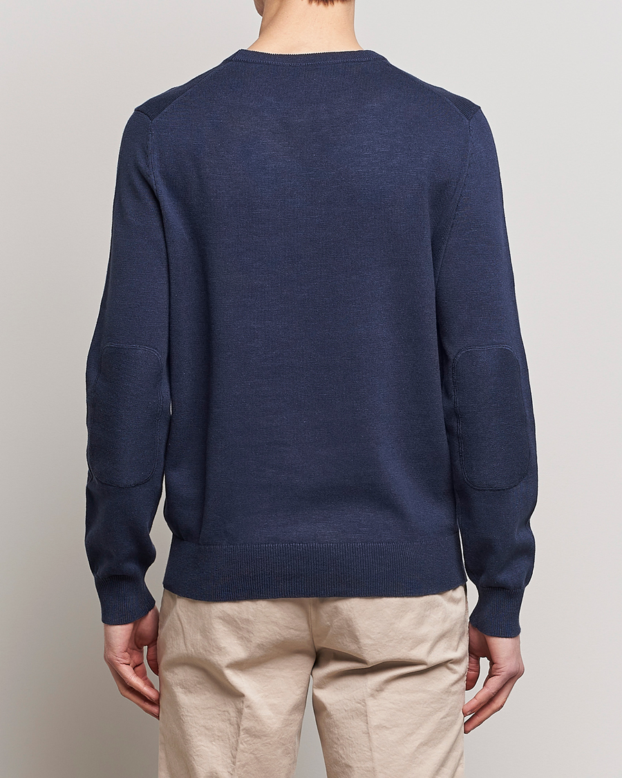 Herr | Tröjor | Morris | Harold Summer Crew Neck Blue