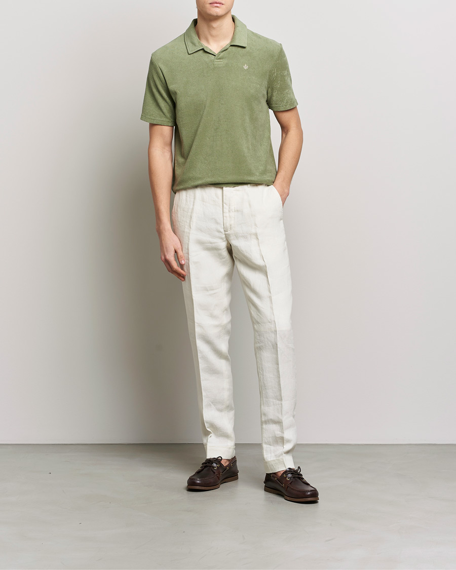 Herr | Pikéer | Morris | Delon Terry Jersey Polo Olive