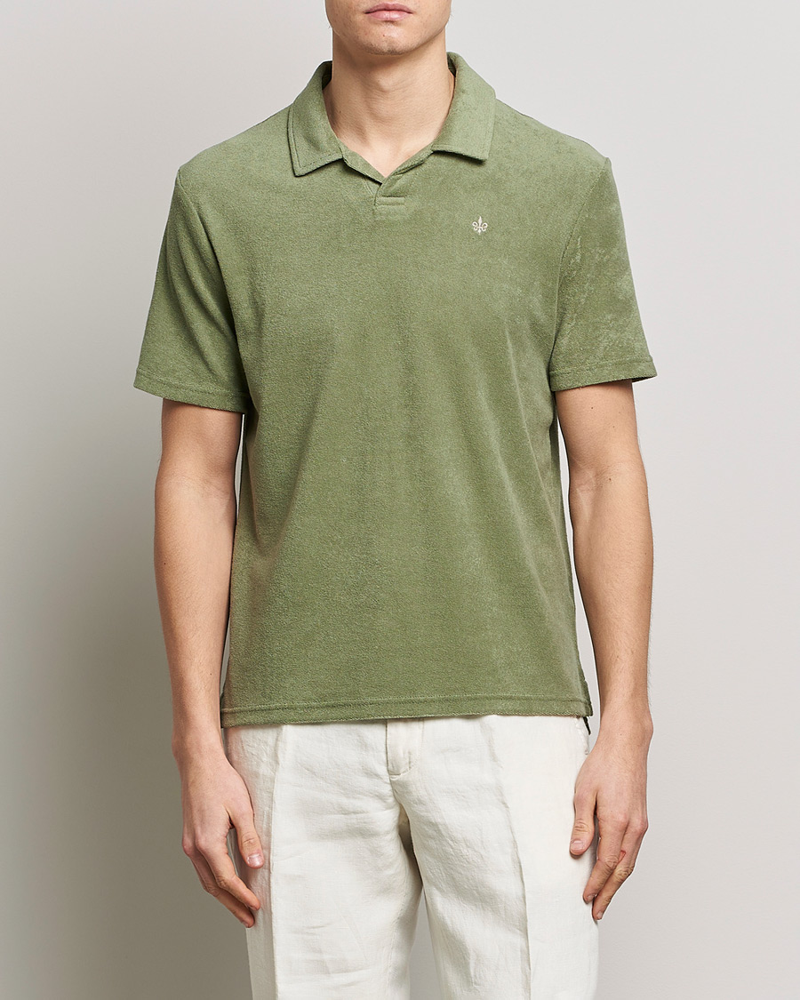 Herr | Pikéer | Morris | Delon Terry Jersey Polo Olive
