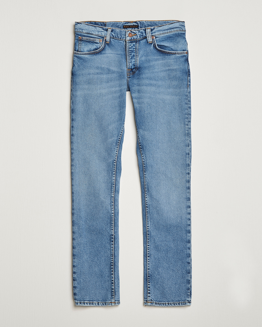 Herr | Jeans | Nudie Jeans | Grim Tim Jeans Worn Pale Blue