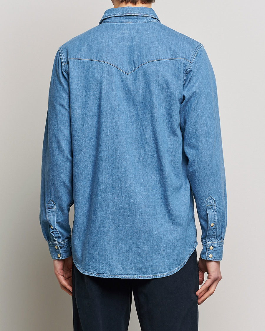 Herr | Skjortor | Nudie Jeans | George Denim Shirt Another Kind Of Blue