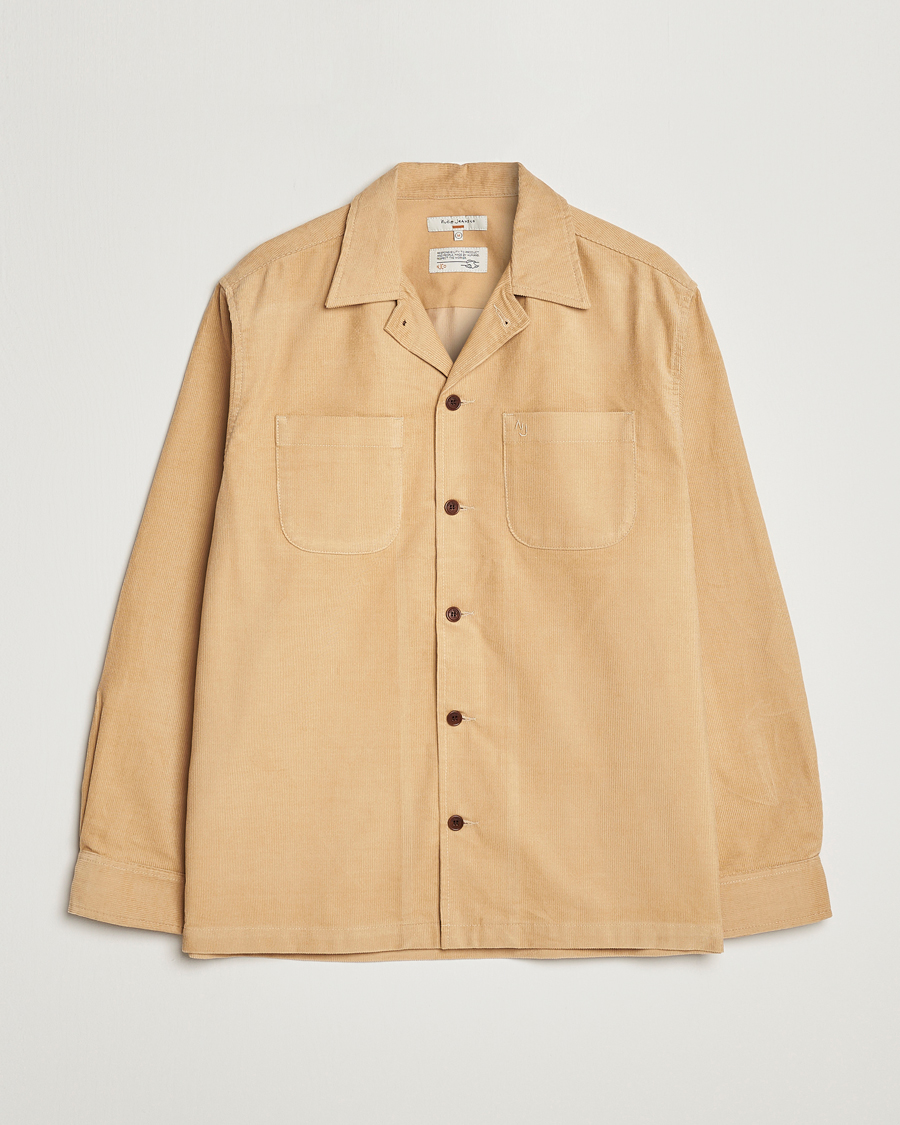 Herr | Skjortor | Nudie Jeans | Vincent Cord Overshirt Faded Sun