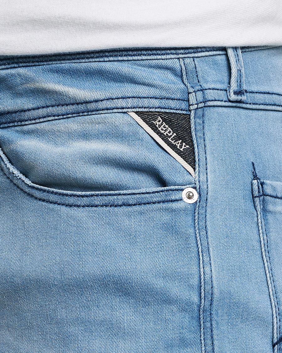 Herr | Jeans | Replay | Anbass Powerstretch Jeans Light Blue