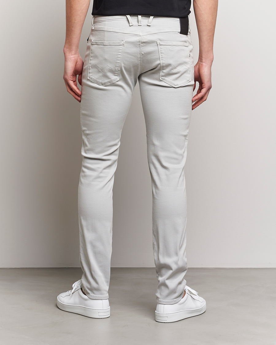 Herr | Byxor | Replay | Anbass Hyperflex X.Lite 5-Pocket Pants Chaulk Grey