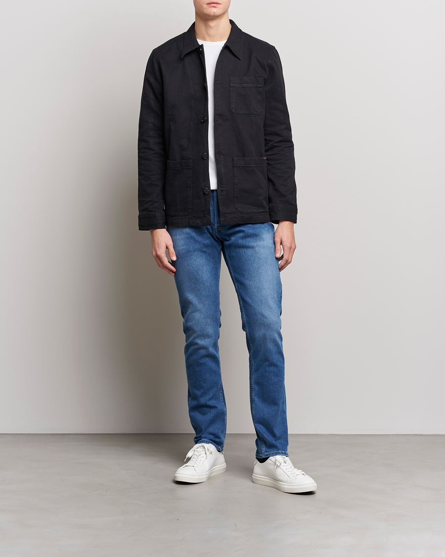 Herr | Jeans | Replay | Grover Straight Fit Stretch Jeans Medium Blue