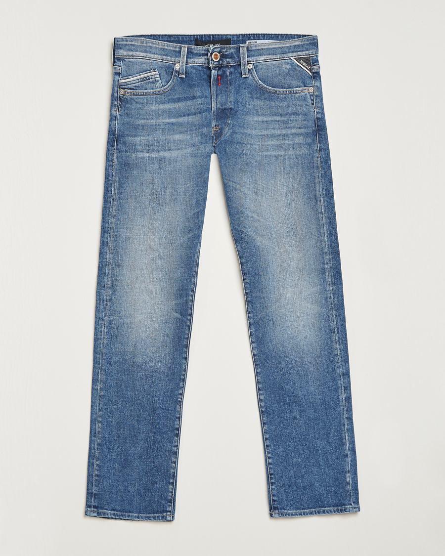 Herr | Jeans | Replay | Waitom Stretch Jeans Medium Blue