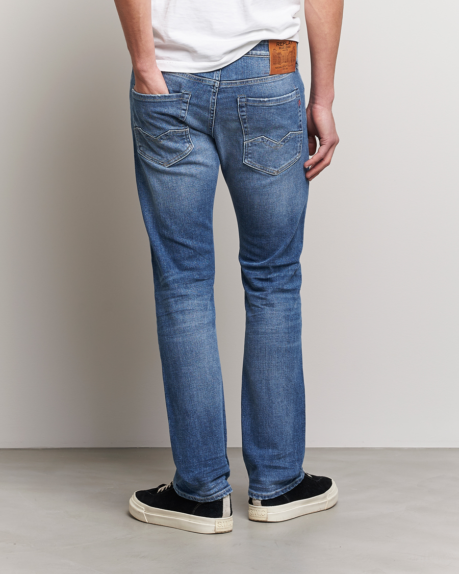 Herr | Jeans | Replay | Waitom Stretch Jeans Medium Blue
