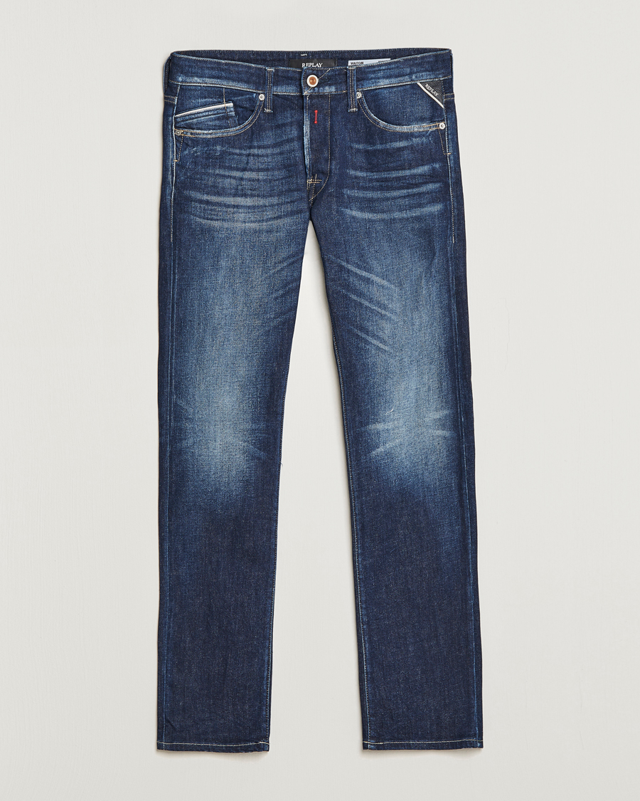 Herr | Jeans | Replay | Waitom Stretch Jeans Dark Blue