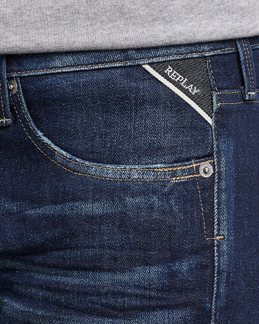 Herr | Jeans | Replay | Waitom Stretch Jeans Dark Blue