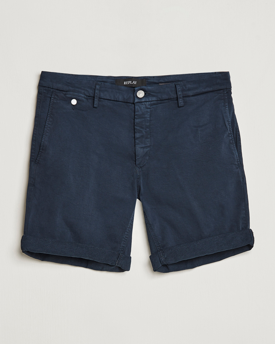 Herr | Shorts | Replay | Benni Hyperflex Shorts Navy