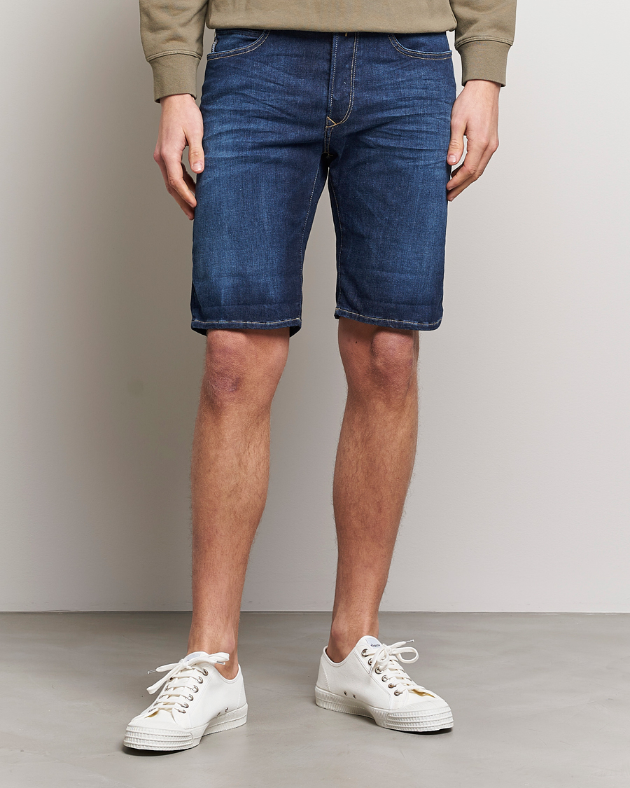 Herr | Replay | Replay | RBJ901 Hyperflex Denim Shorts Dark Blue