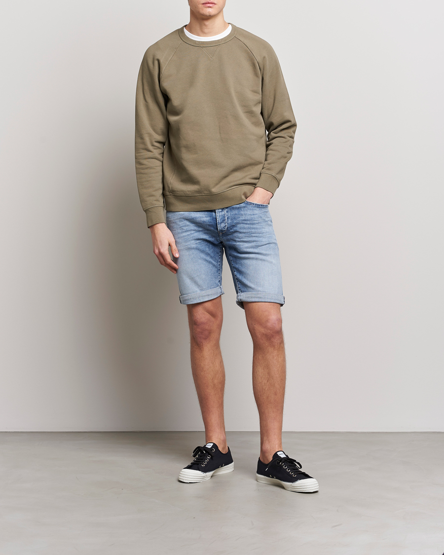 Herr | Shorts | Replay | RBJ901 Super Stretch Bio Denim Shorts Light Blue