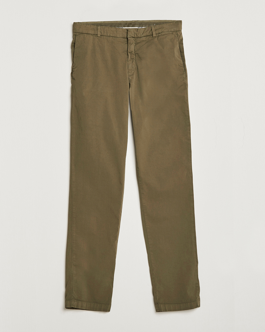 Herr | Byxor | Replay | Sartoriale Comfort Stretch Chinos Dark Green