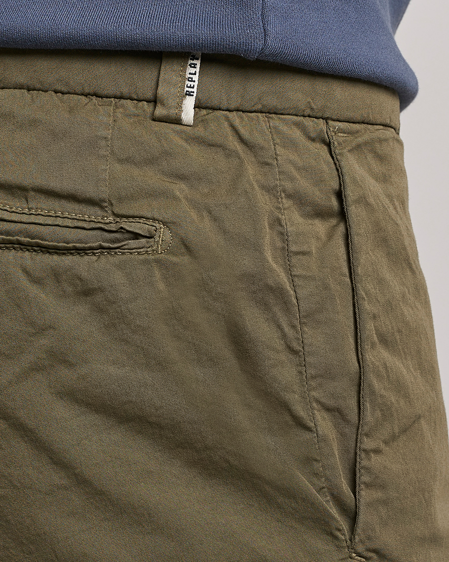Herr | Byxor | Replay | Sartoriale Comfort Stretch Chinos Dark Green