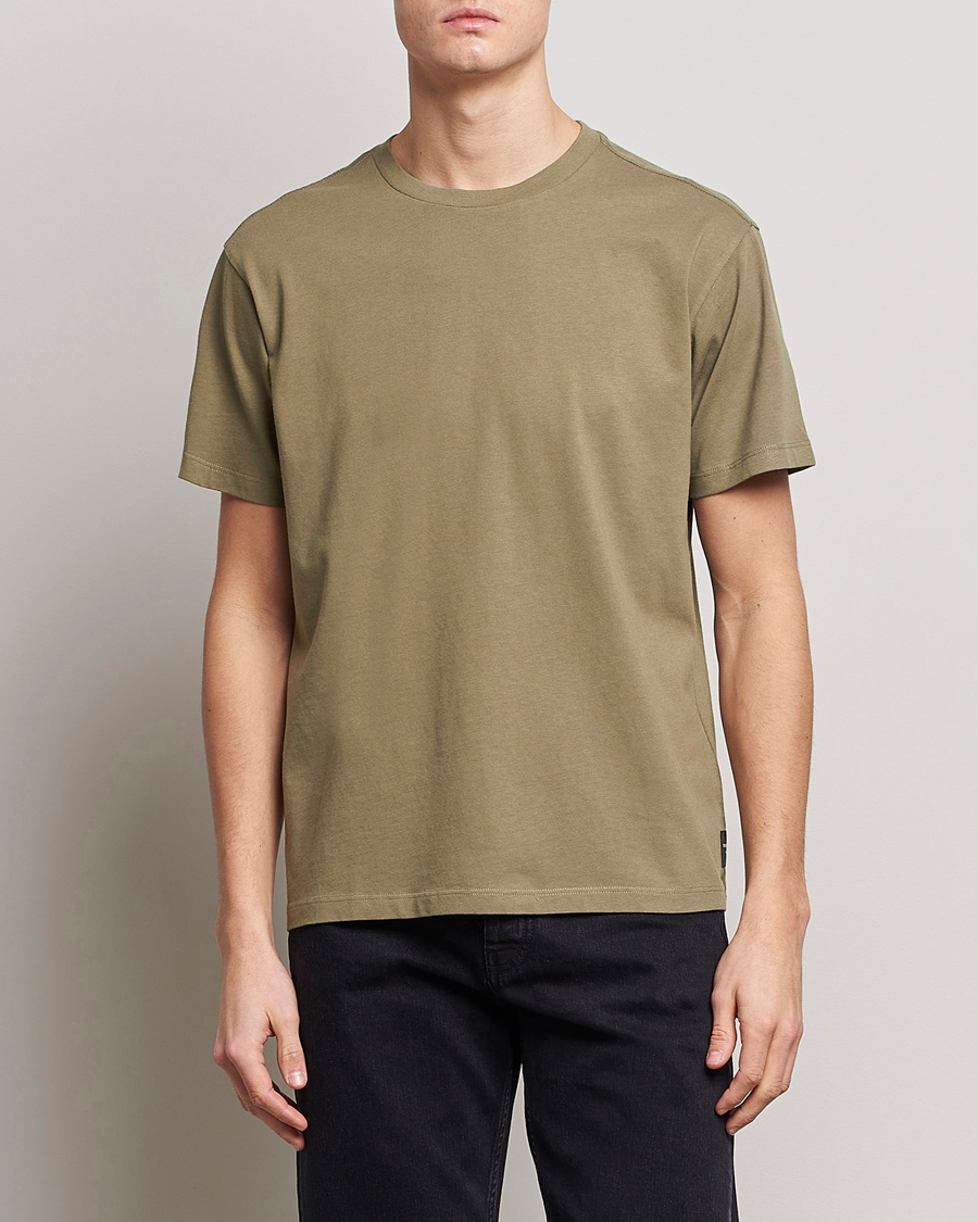 Herr | T-Shirts | Replay | Sartoriale Heavy Crew Neck T-Shirt Sage Green