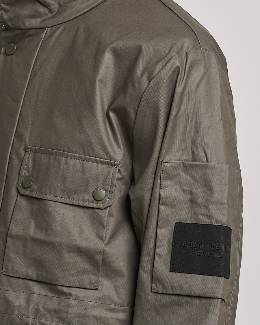 Herr | Jackor | Replay | Sartoriale Coated Jacket Dark Green