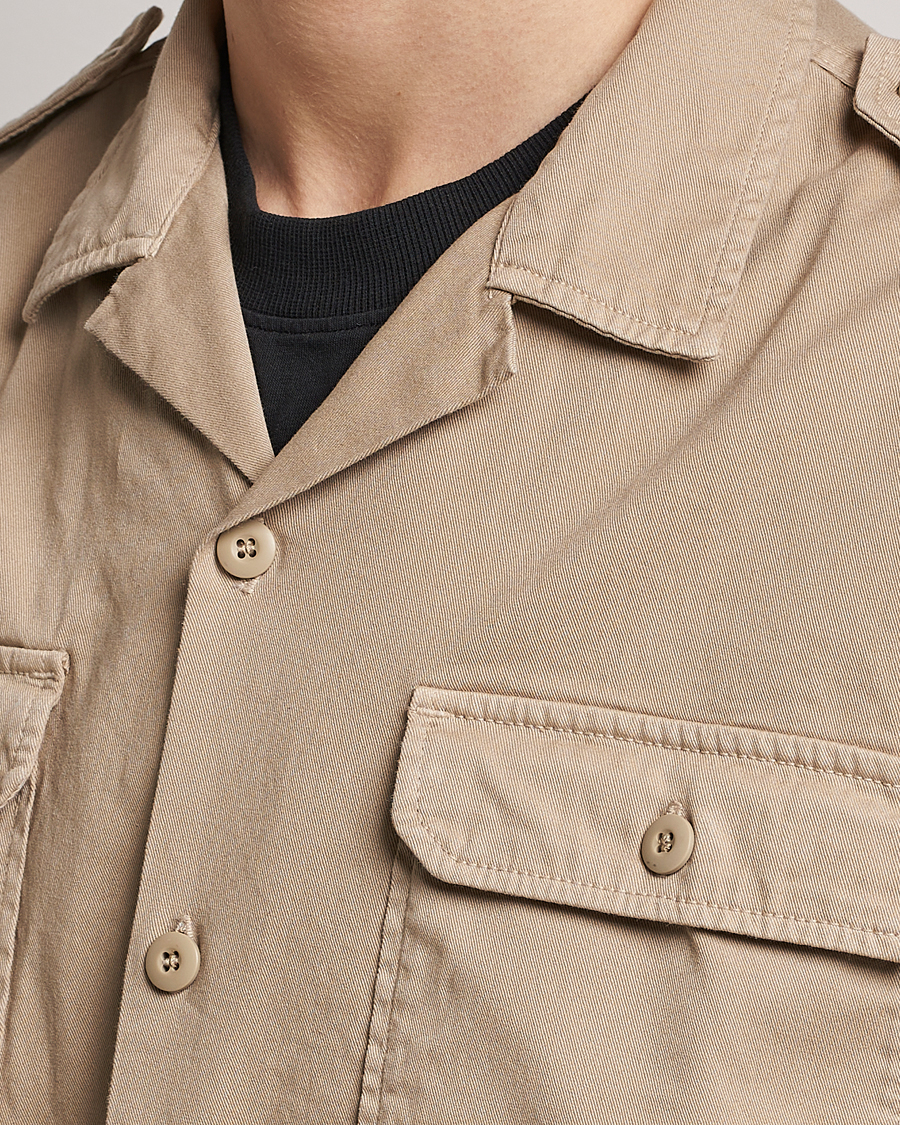 Herr | Skjortor | Replay | Sartoriale Safari Overshirt Sand