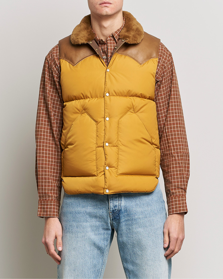 Herr | Japanese Department | Rocky Mountain Featherbed | Christy Vest Mustard Yellow