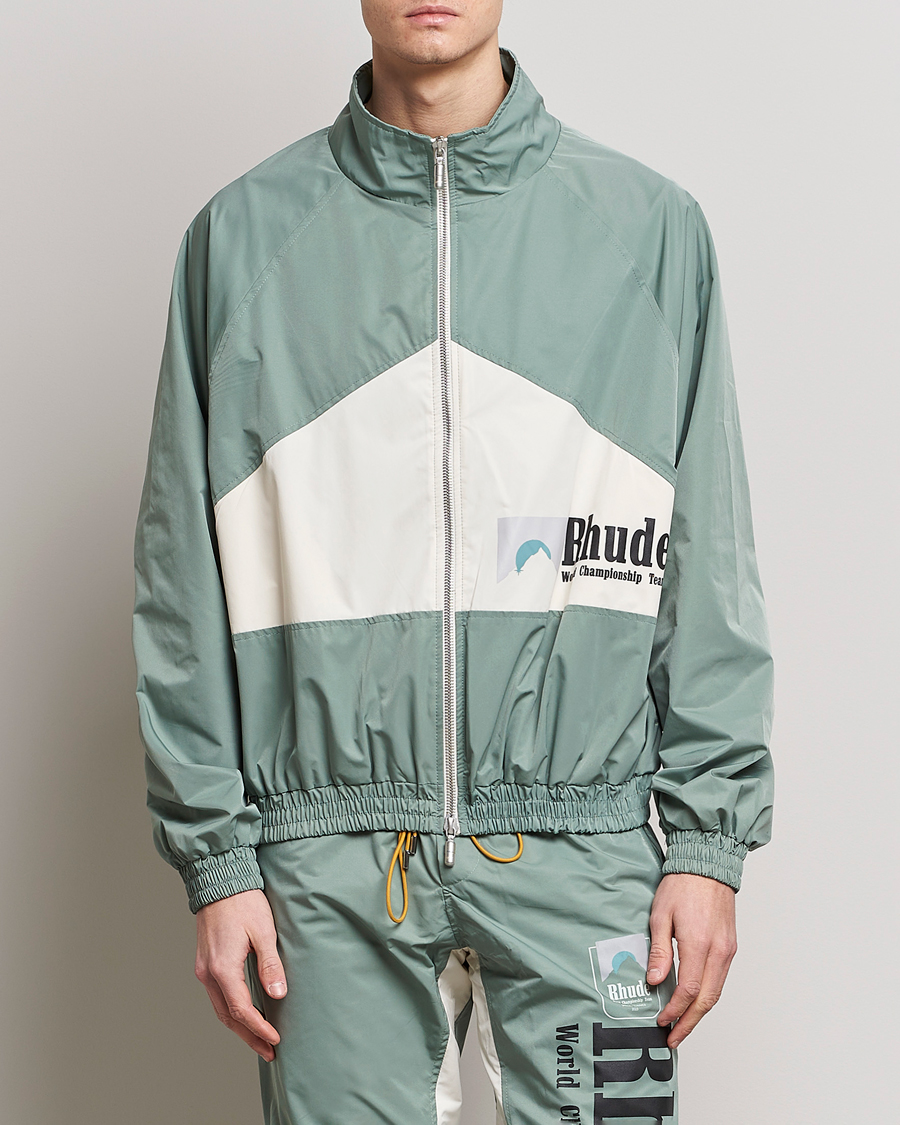 Herr | Jackor | Rhude | Senna Flight Jacket Ivory/Sage