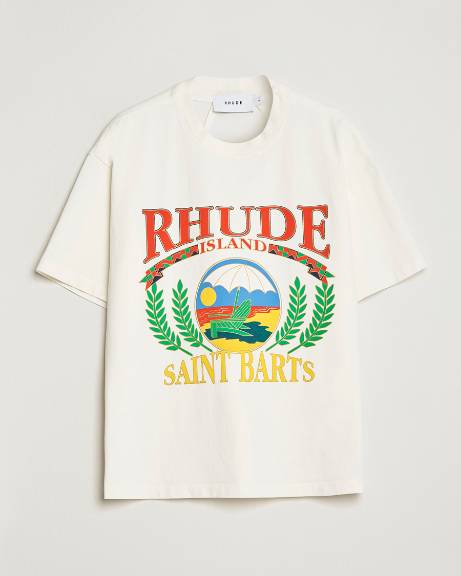 Herr | T-Shirts | Rhude | Beach Chair T-Shirt White