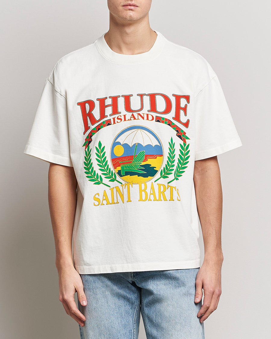 Herr | T-Shirts | Rhude | Beach Chair T-Shirt White
