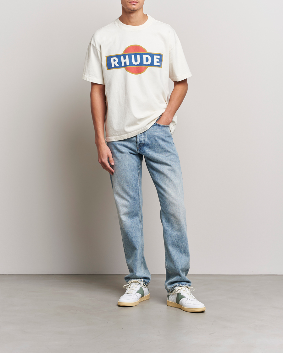 Herr | T-Shirts | Rhude | Vintage Racer T-Shirt White